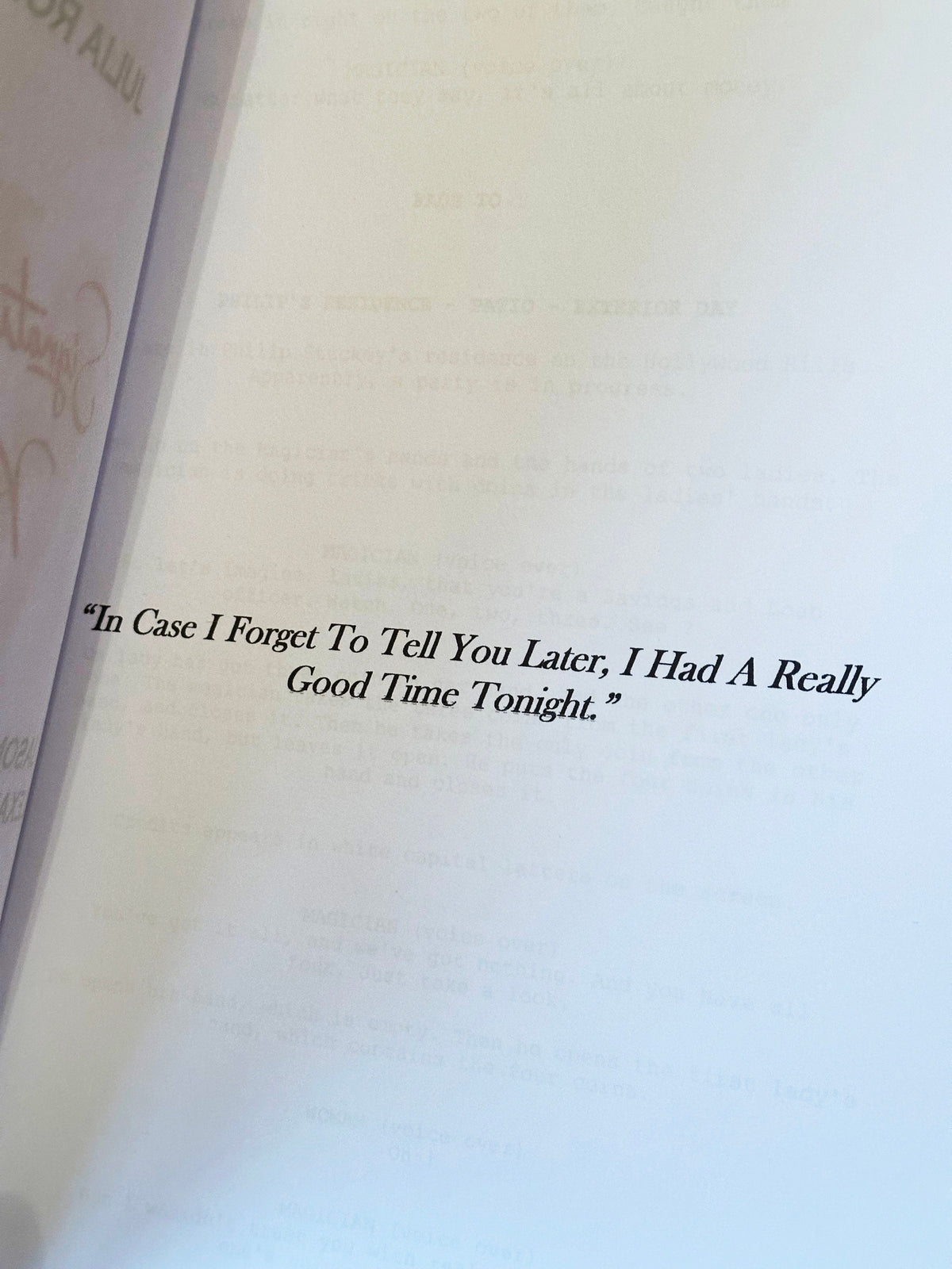 PRETTY WOMAN Movie Script, With Printed Cast Signatures, Autographs