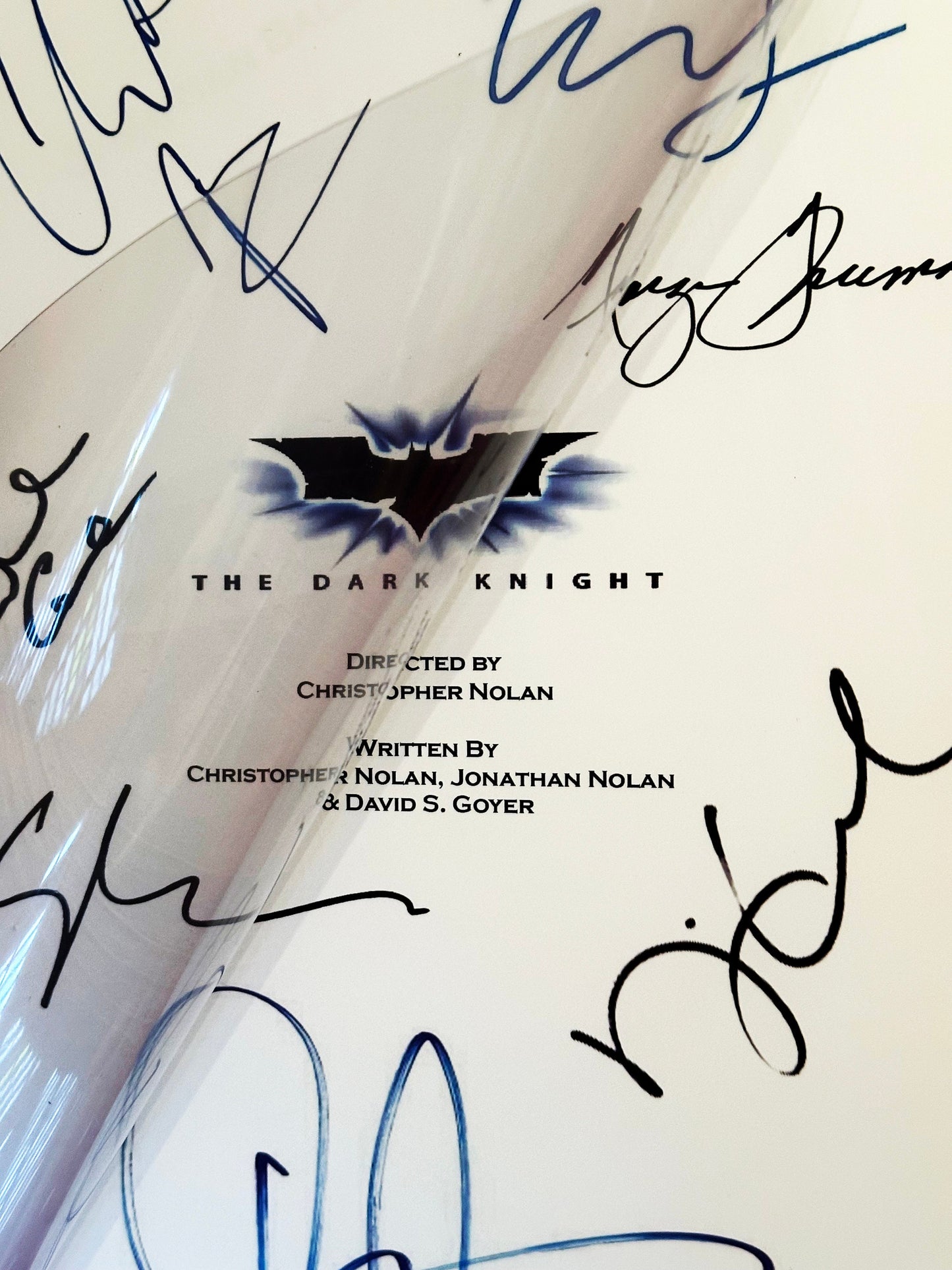 The Dark Knight Signed Movie Script, screenplay, Birthday Gift, Movie Gift, Film Script, Cinema, Present, Gift idea, Heath Ledger