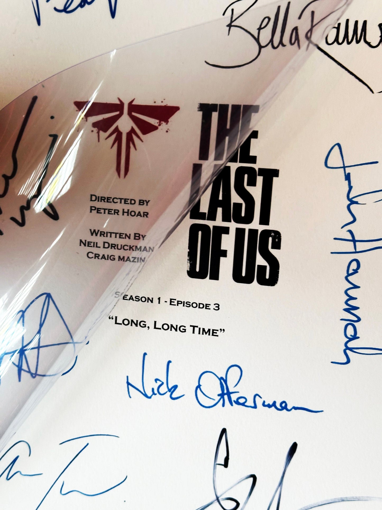 The Last Of Us Signed Movie Script, Birthday Gift, Movie Gift, Film Script, Screenplay, Autographs, Present
