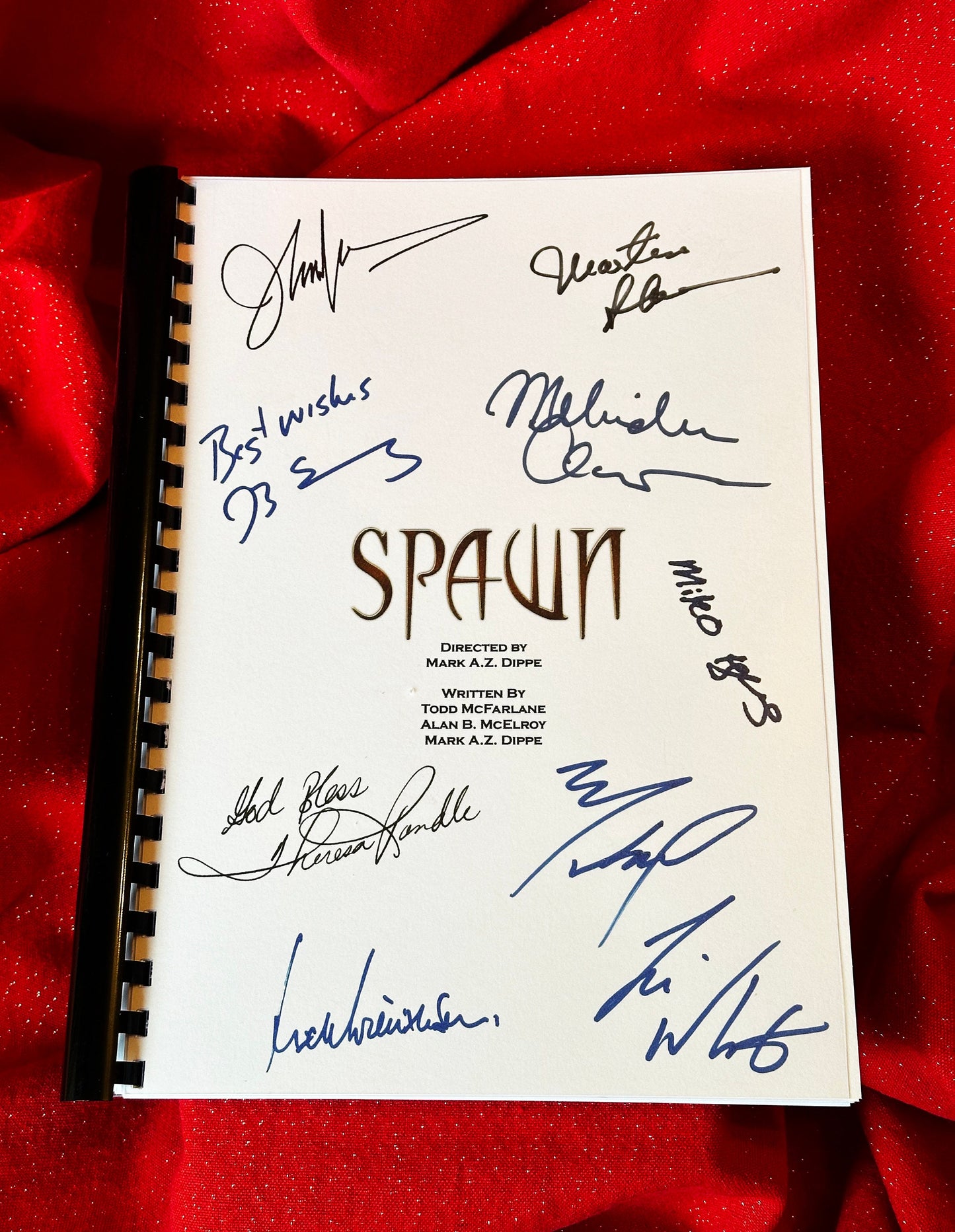 SPAWN Signed Movie Script, Present, Birthday Gift, Movie Gift, Film Script, Film Present, Movies, Cinema,