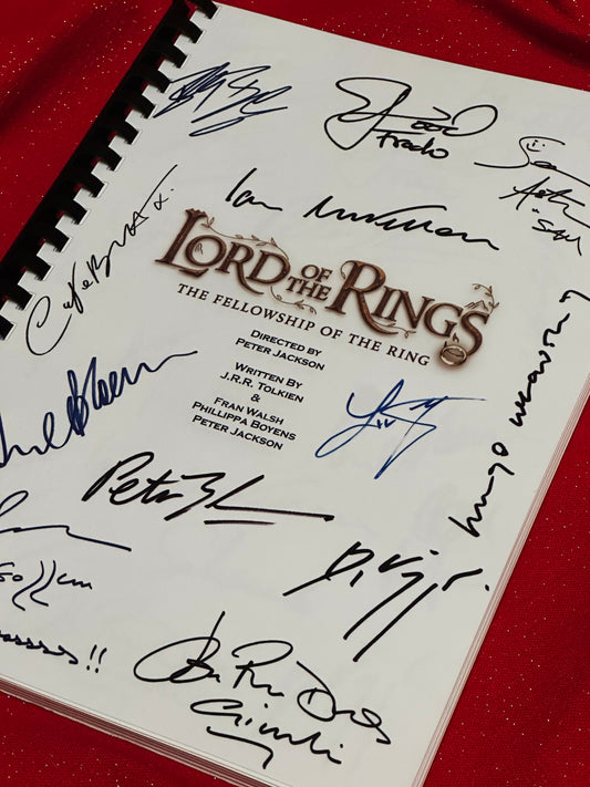 LORD OF THE RINGS, The Fellowship of The Ring, Script