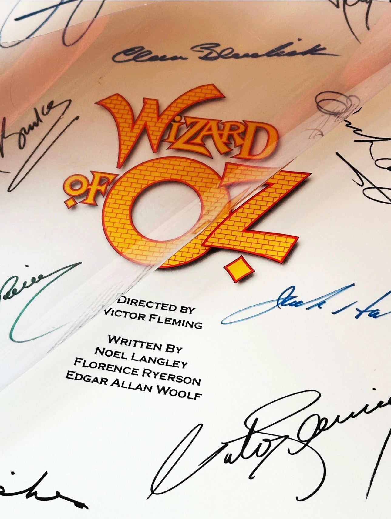 WIZARD OF OZ Movie Script, 1939, Judy Garland, Birthday Gift, Movie Gift, Cinema