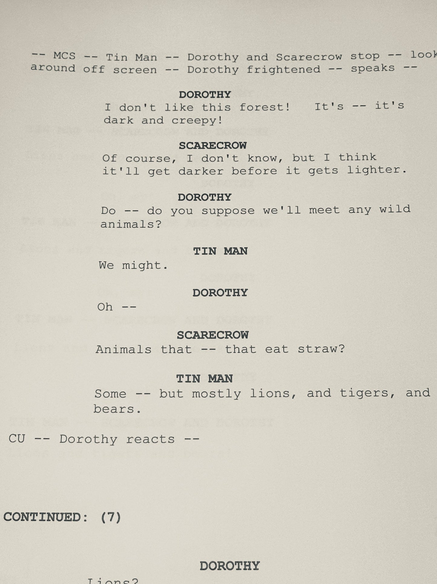 WIZARD OF OZ Movie Script, 1939, Judy Garland, Birthday Gift, Movie Gift, Cinema