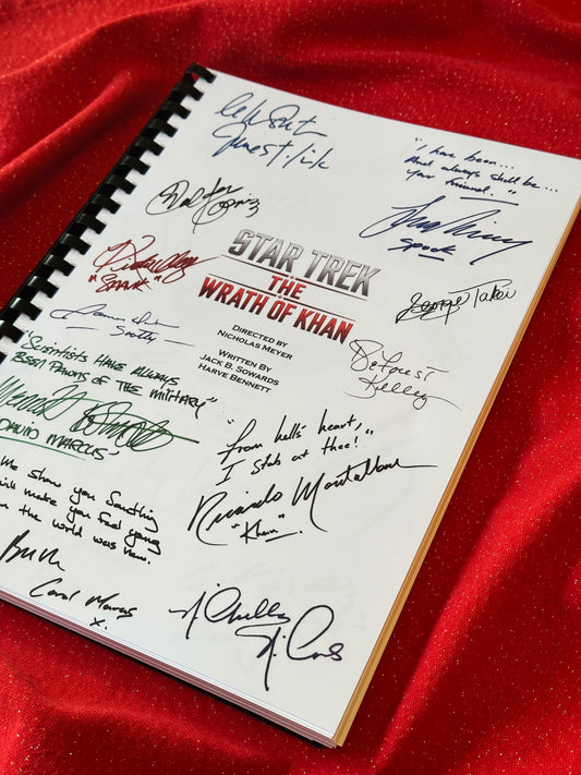 STAR TREK THE WRATH OF KHAN Script