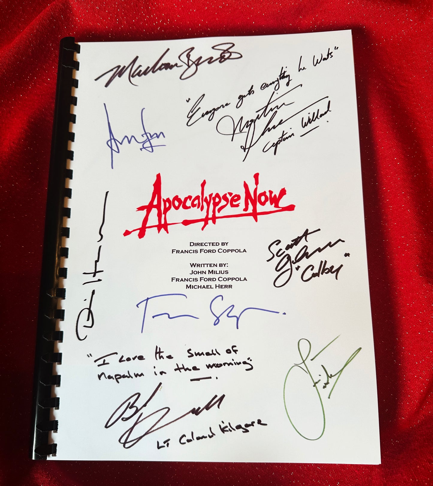 APOCALYPSE NOW FULL MOVIE SCRIPT, Sheen, Brando, Hopper