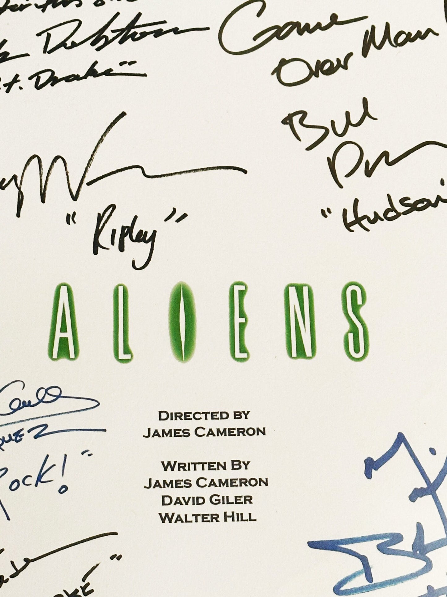 ALIENS Movie Script, screenplay, Birthday Gift, Movie Gift, Film Script, Cinema, Present, Gift idea.