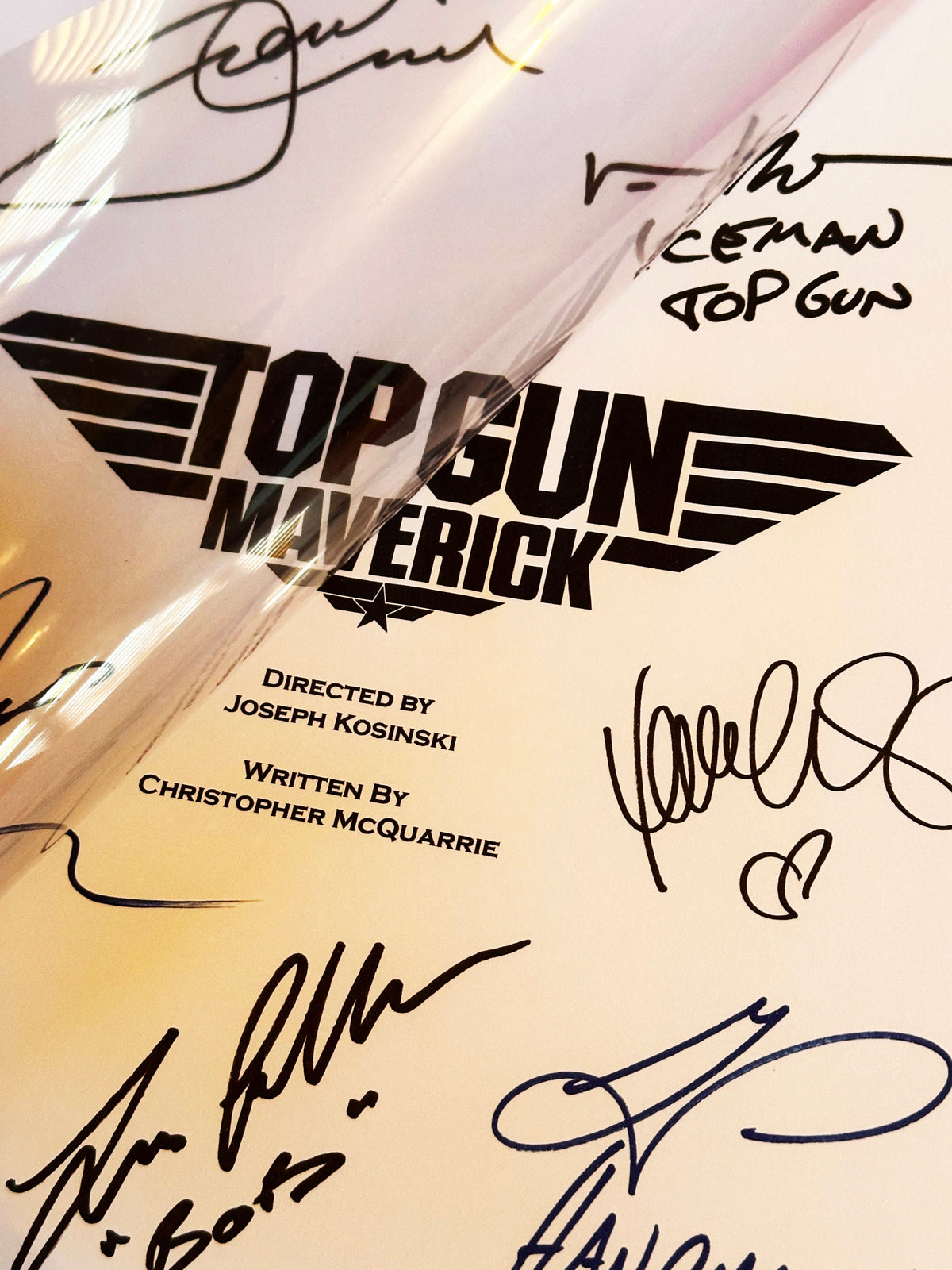 MAVERICK, Movie Script, With Printed Cast Signatures, Autographs