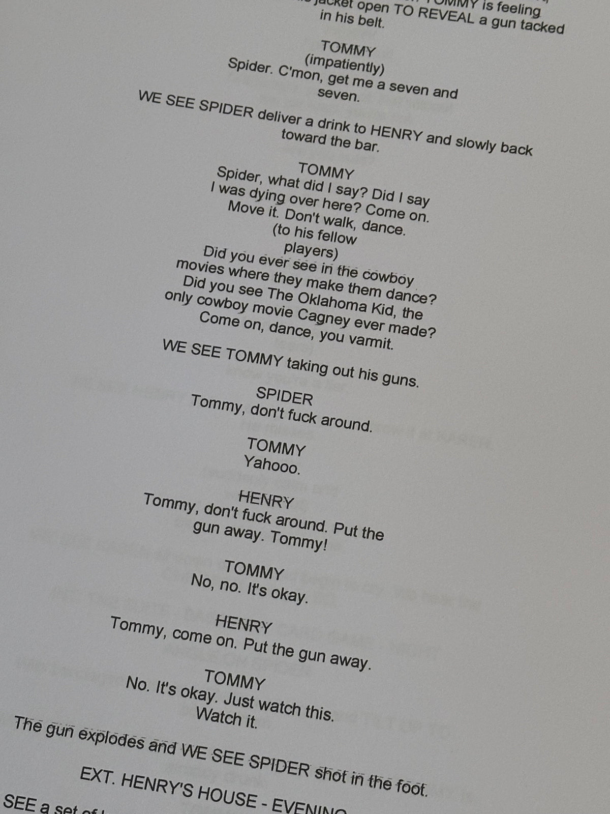 GOODFELLAS Signed Movie Script, With Printed Cast Signatures, Autographs