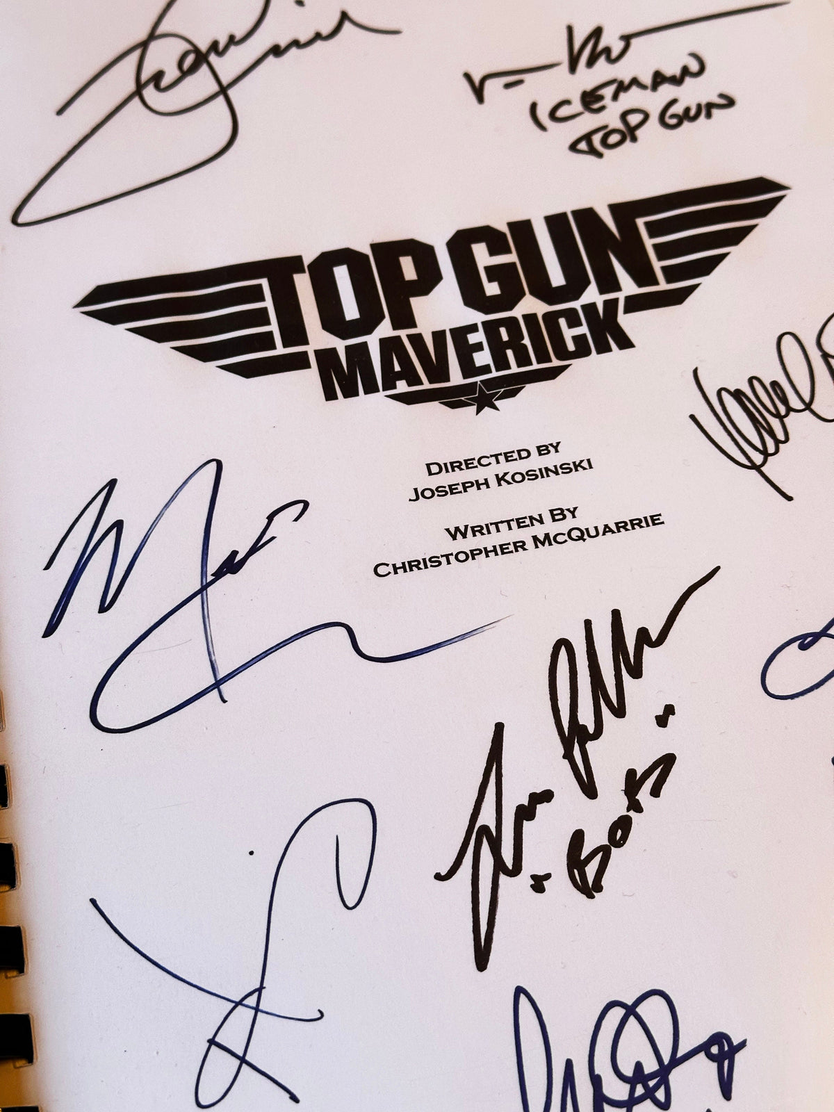MAVERICK, Movie Script, With Printed Cast Signatures, Autographs