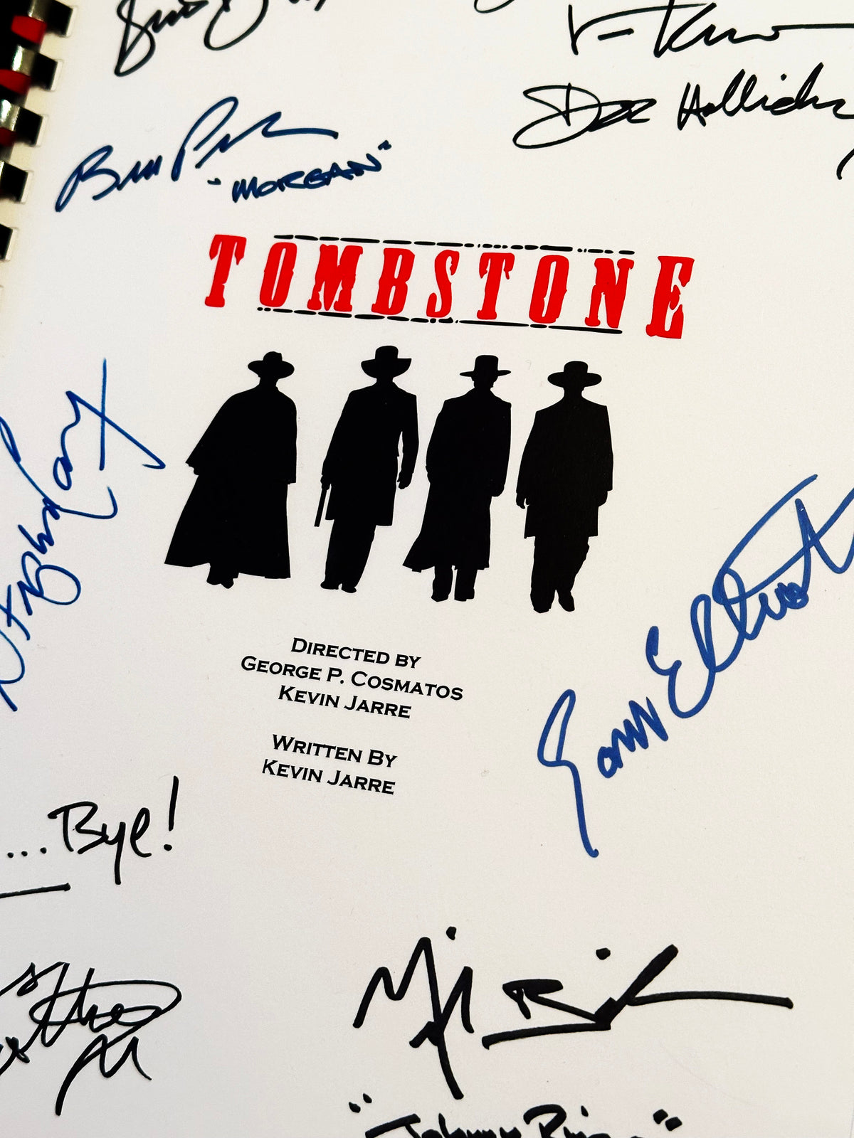 Script Tomestone TOMBSTONE Signed Movie Script, Birthday Gift, Movie Gift, Film, Screen ...