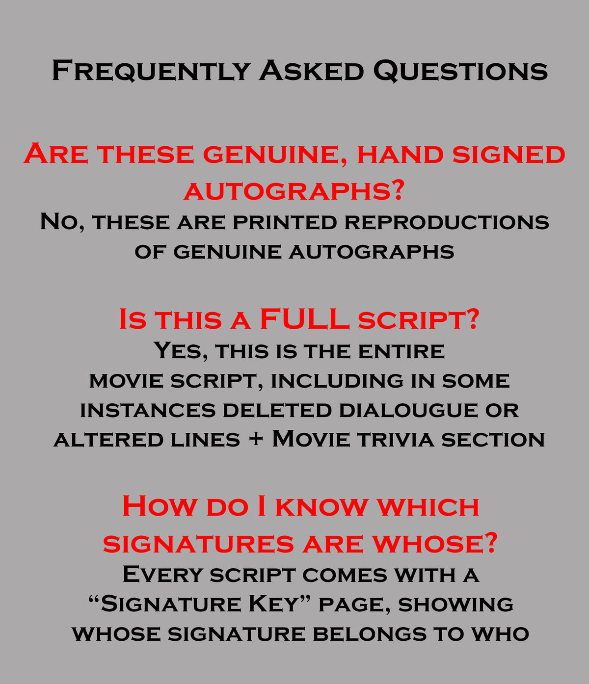 DOCTOR, SLEEP Movie Script, With Printed Cast Signatures, Autographs