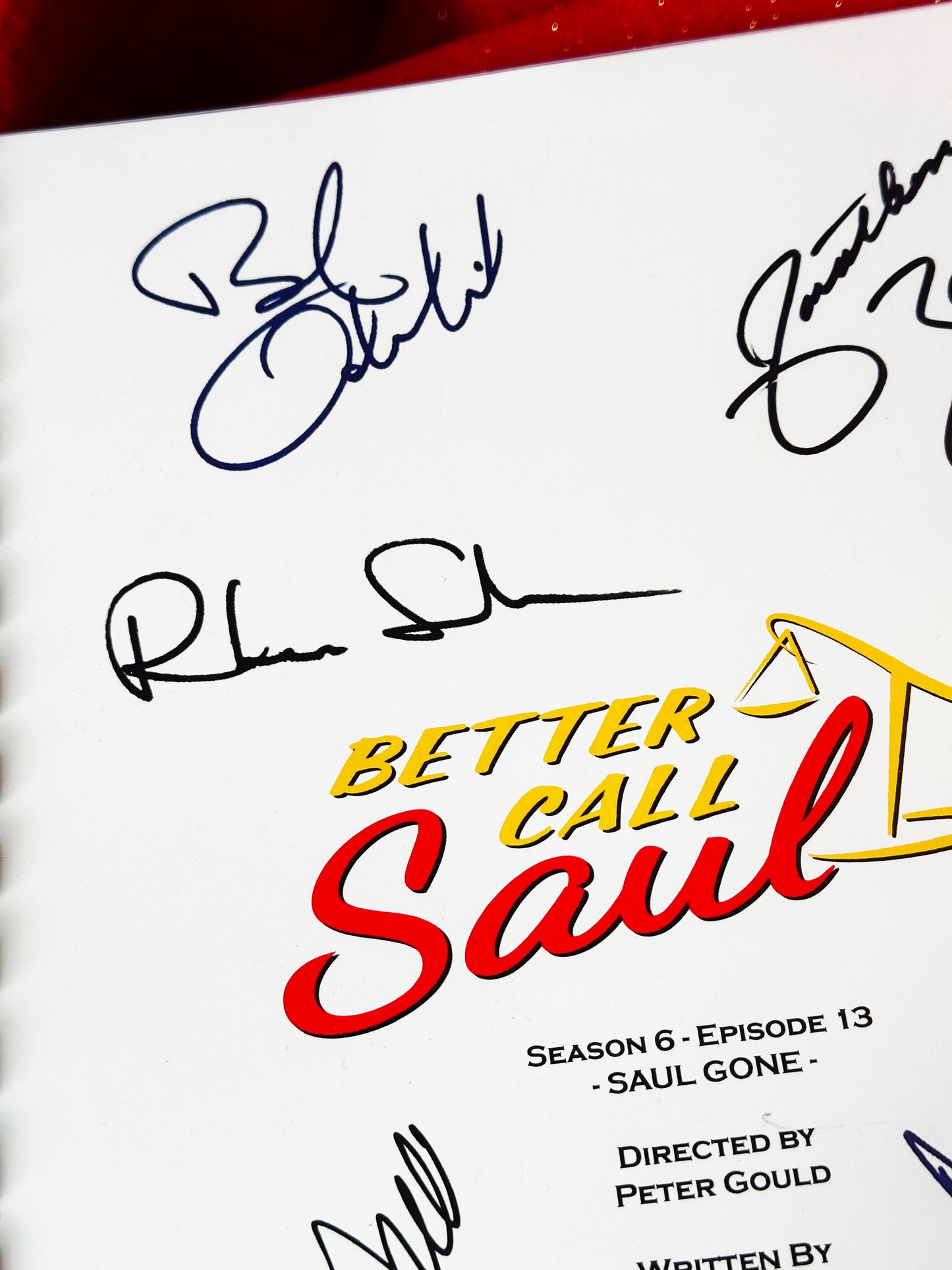 BETTER CALL SAUL Signed Script, Movie Present, Birthday Gift, Movie Gift, Film Script, Film Present, Movies, Breaking Bad
