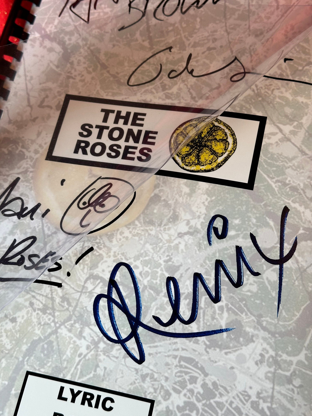 ROSES Lyric Book, With Printed Cast Signatures, Autographs