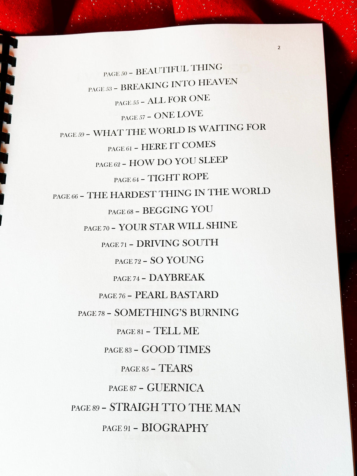 ROSES Lyric Book, With Printed Cast Signatures, Autographs