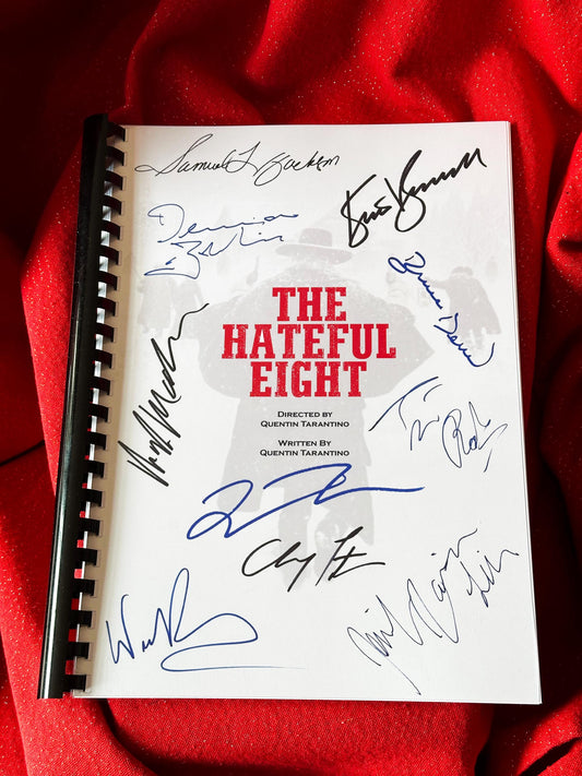 HATEFUL 8 Signed Movie Script