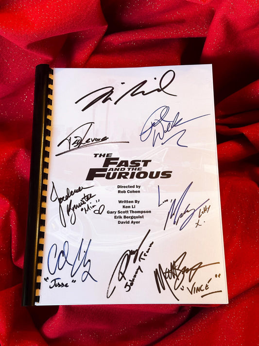 The Fast And The Furious Movie Script