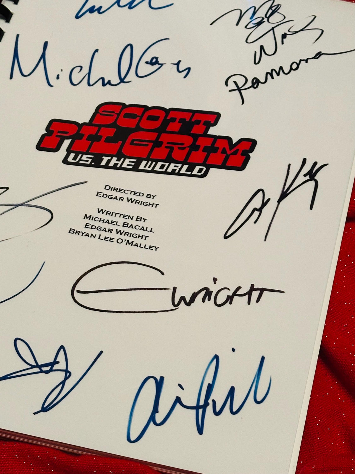 S, PILGRIM Movie Script, With Printed Cast Signatures, Autographs