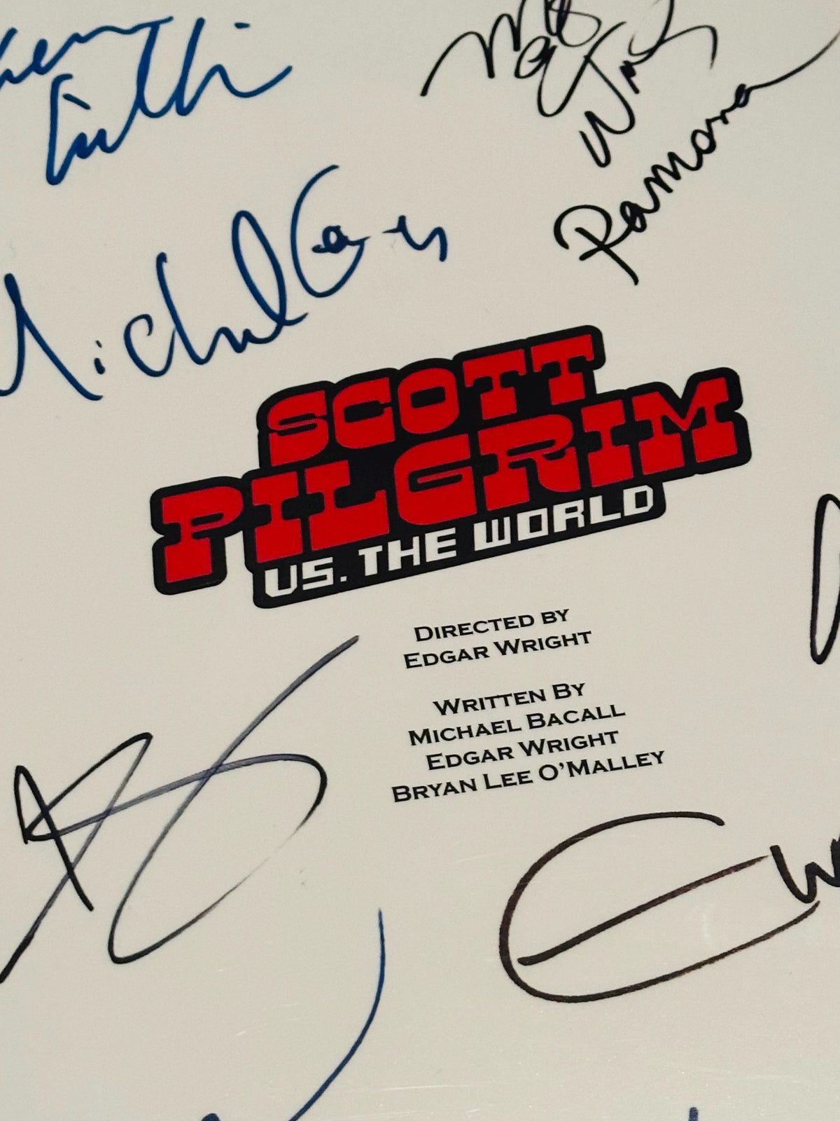 S, PILGRIM Movie Script, With Printed Cast Signatures, Autographs