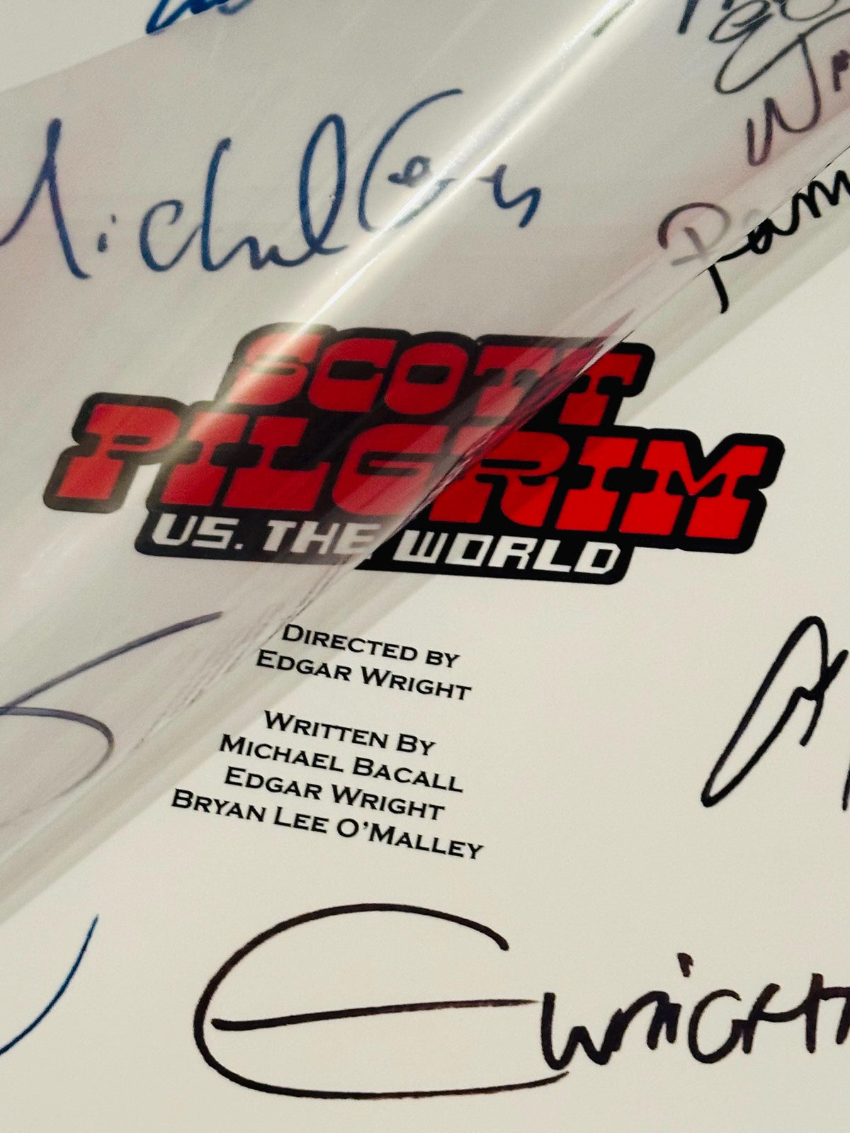 S, PILGRIM Movie Script, With Printed Cast Signatures, Autographs
