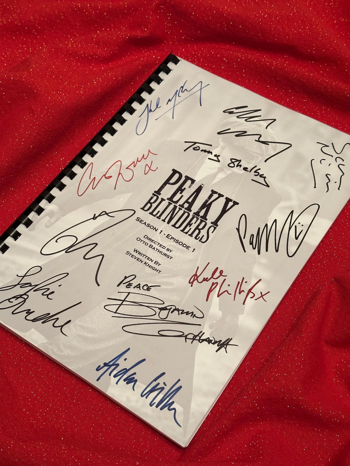 PEAKY, Script, With Printed Cast Signatures, Autographs