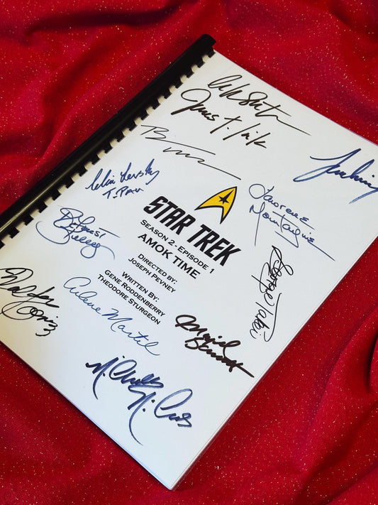 STAR TREK, Original Series Script, AMOK TIME