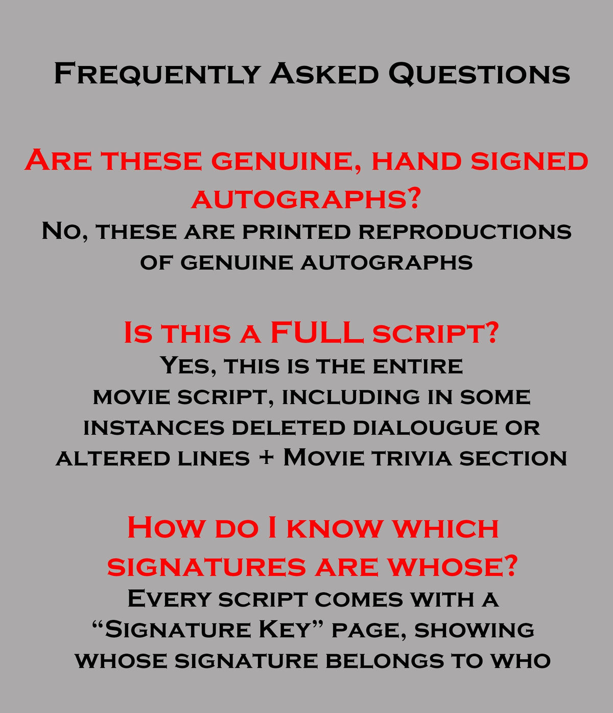 LAST NIGHT, SOHO Movie Script, With Printed Cast Signatures, Autographs