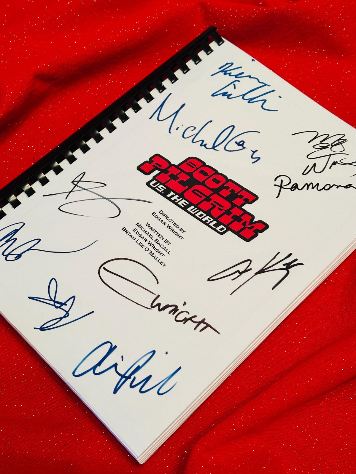 S, PILGRIM Movie Script, With Printed Cast Signatures, Autographs