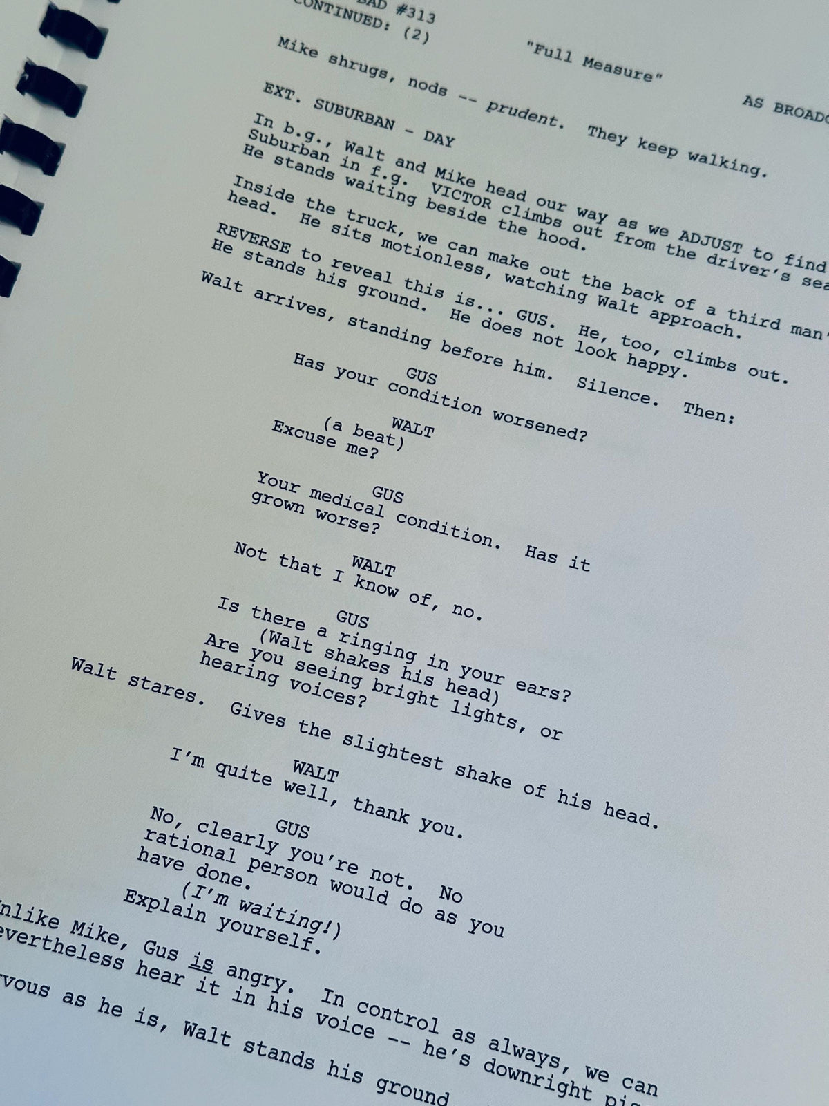 BREAK BAD Script, Movie Present, With Printed Cast Signatures, Autographs