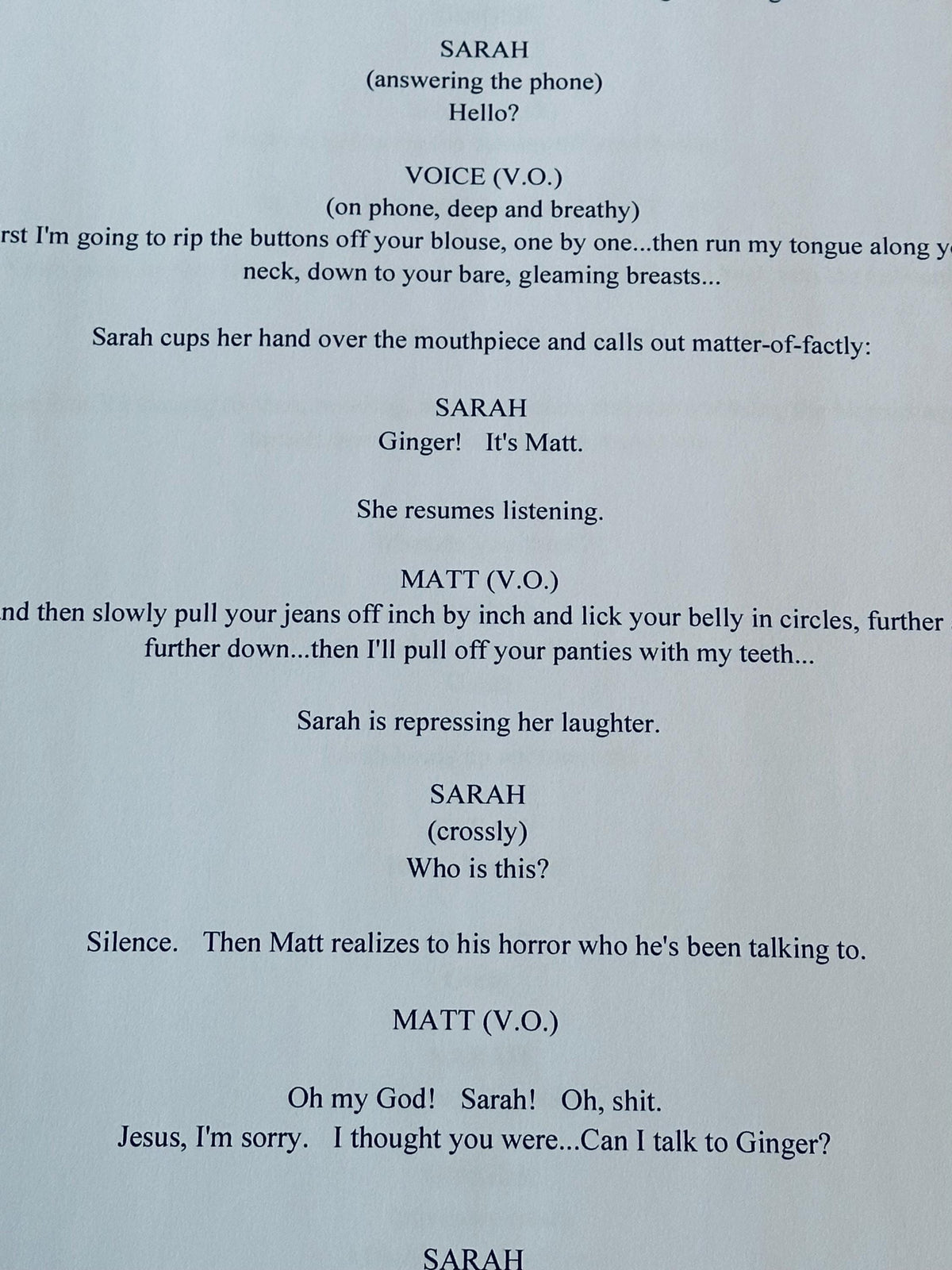 TERMINATOR Movie Script, With Printed Cast Signatures, Autographs