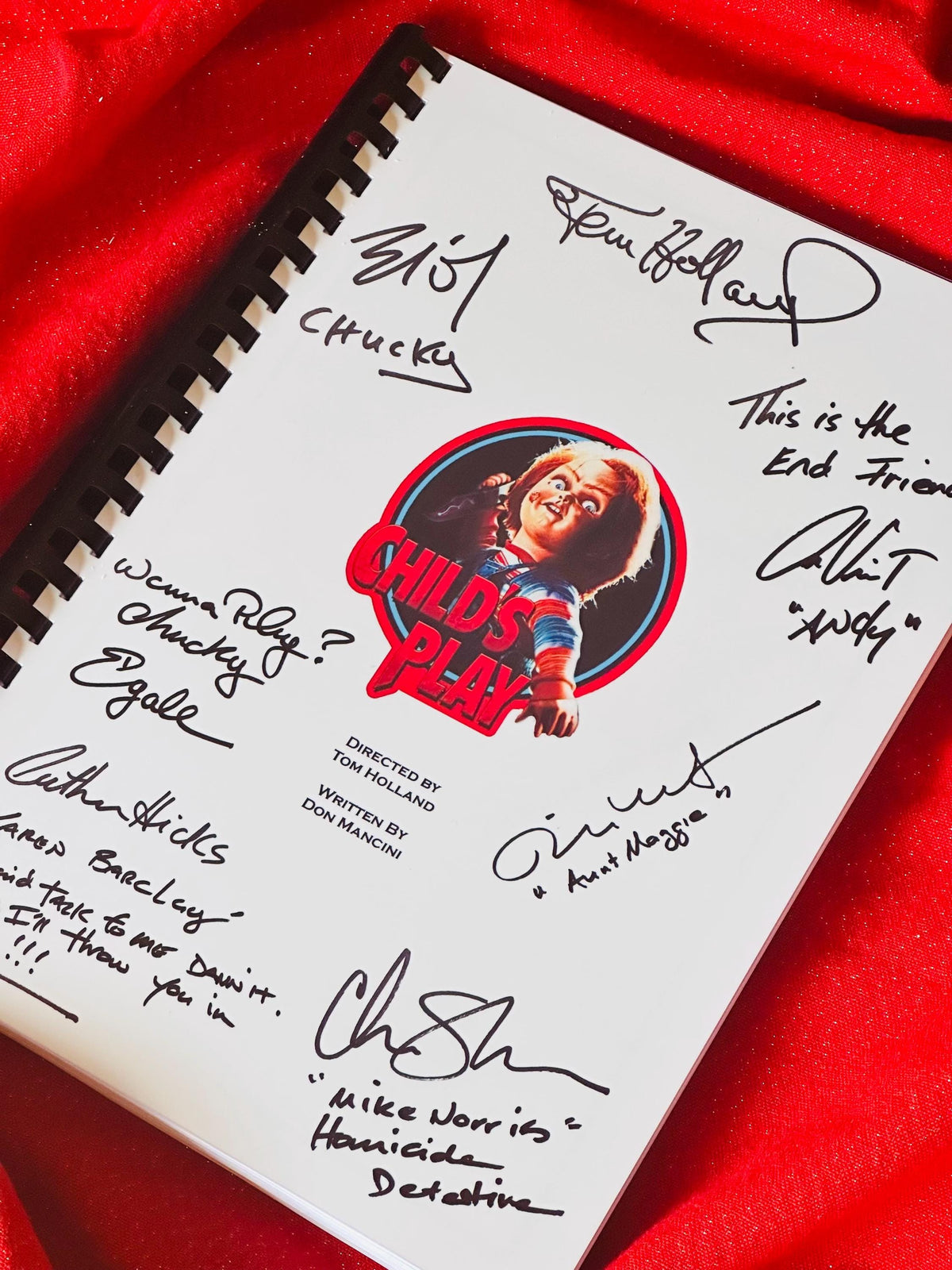 CHILD’S, PLAY Movie Script, With Printed Cast Signatures, Autographs