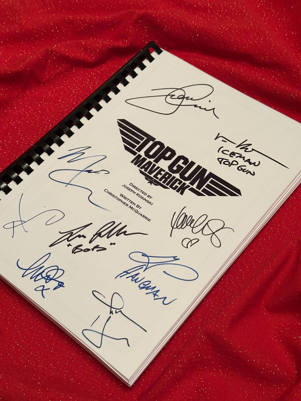 MAVERICK, Movie Script, With Printed Cast Signatures, Autographs