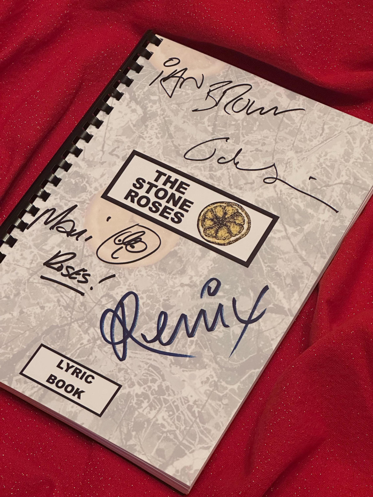 ROSES Lyric Book, With Printed Cast Signatures, Autographs