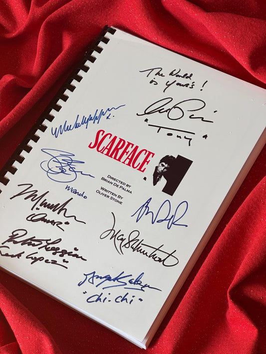 SCARFACE Signed Movie Script