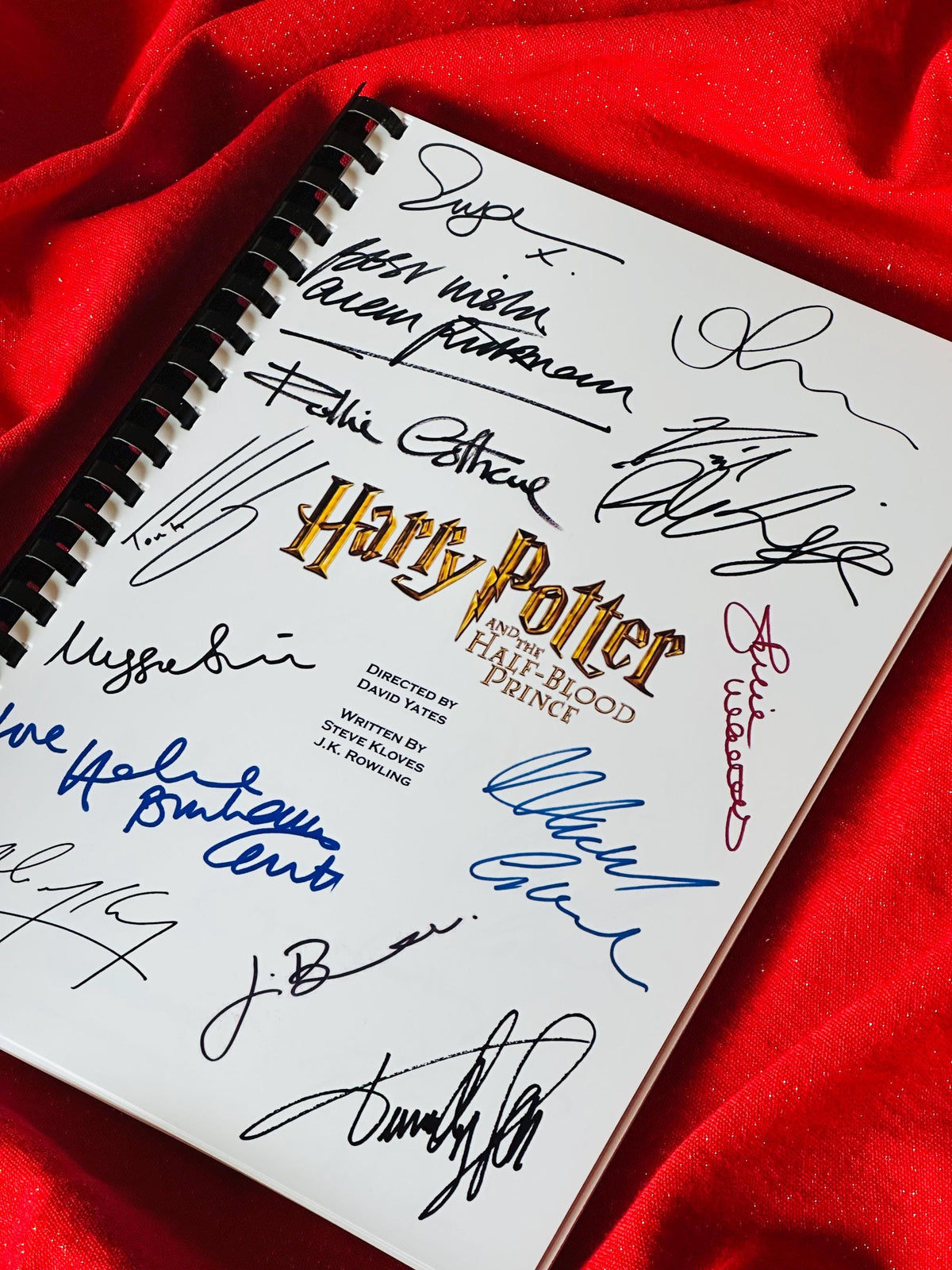 HALF, BLOOD Signed Movie Script, With Printed Cast Signatures, Autographs
