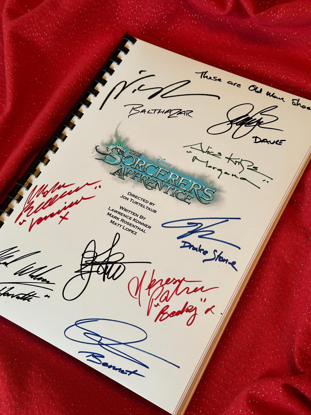 SORCERER'S, Movie Script, With Printed Cast Signatures, Autographs