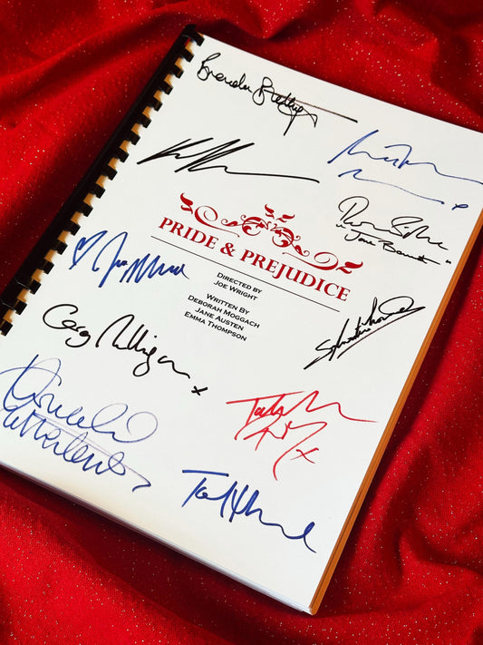 PRIDE & PREJUDICE, Signed Movie Scripts