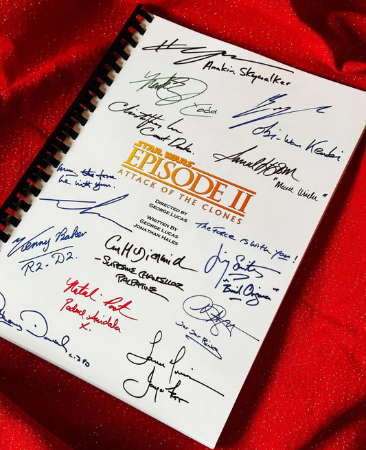 STAR WARS ATTACK Of The CLONES, Movie Script